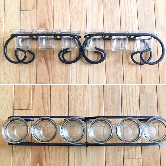 Gorgeous iron 6 candle capacity holder!!